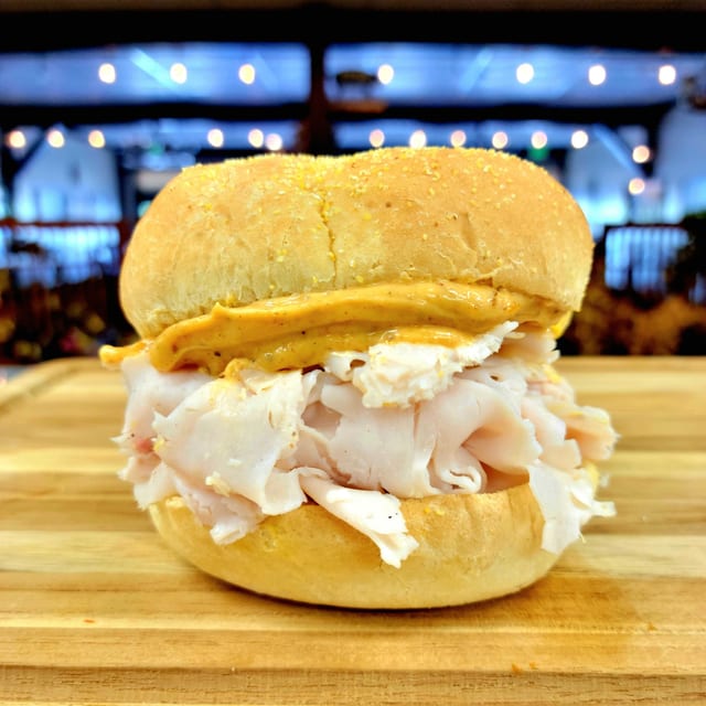 Pit Turkey Sandwich.