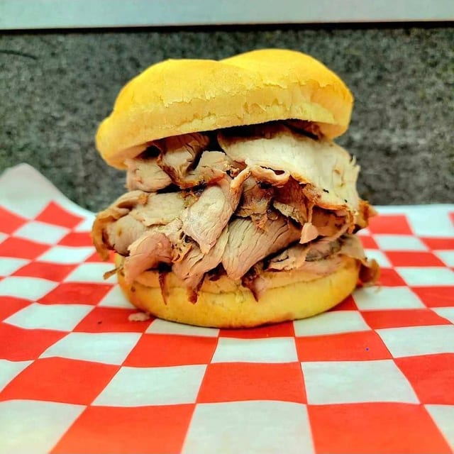 Sliced Roast Of Pork.